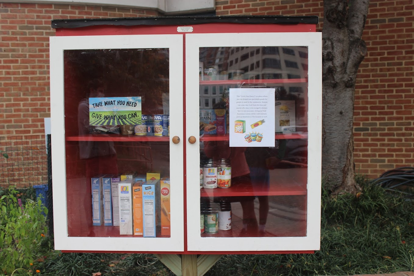 Little Free Food Pantry at Library